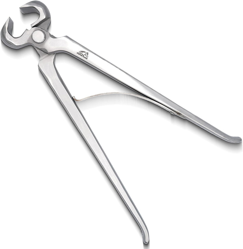 Equine Care Spring Loaded Hoof Nippers for Horses, 12 Inch, One-Handed