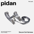pidan Cat Harness and Leash Set, Escape Proof Adjustable Kitten Harness for Large Small Cats, Easy Use, Lightweight Soft