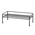 PetRageous 81030 Gizmo's Set The Table Steel Frame Dog Feeder, 3-Inch Tall Dining Table by 13-Inch Long and 5.75-Inch Wide, Holds Two 5.5-Inch Diameter Bowls, for Small and Medium Dogs and Cats, Black