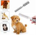 2Pcs Razor Comb for Dogs Cats with Extra Blades Double Sides Pet Razor Comb Trimming & Grooming Hair Cutter Comb Trimmer