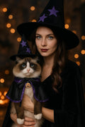 Halloween Cat Witch Costume, Halloween Costumes for Cats