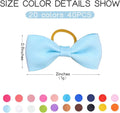 Clipband Puppy Dogs Hair Barrettes Bows with Rubber Bands,Hair Accessories Bow Pet Grooming Cute Pet Small Hair Bowkno