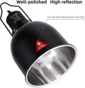 DXOPHIEX 5.5inch Deep Dome Reptile Heat Lamp Reptile Light Fixture