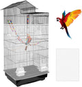 Universal Bird Cage Seed Catcher – Stretchy, Lightweight Mesh Skirt for Parrot Cages, Stops Scatter, Breathable Fabric, Adjustable & Reusable, White viiwxx