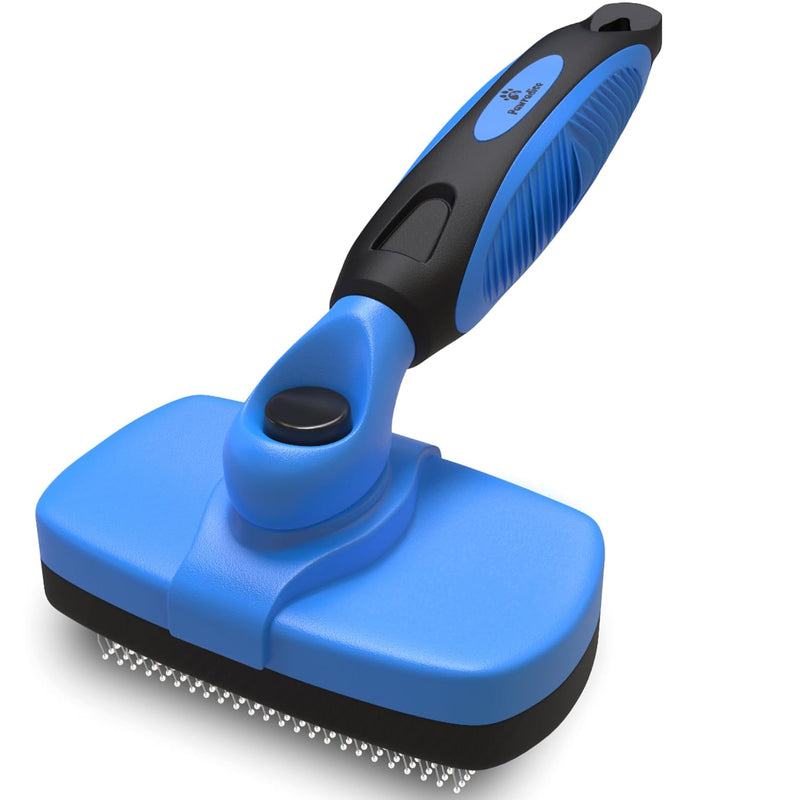 Deshedding Dog Brush for Shedding – Self Clean Cat Brush Deshedding & Grooming Tool for Long Haired and Short Haired Dog