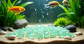 Galapagos (05133 Aquarium Sea Glass, Sage Green, 4lb Bag