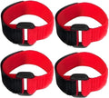 4Pcs Crow Rooster Collars, Adjustable Nylon Anti-Noise Neck Belt for Chickens and Poultry Birds, Humane Crow Collar to P
