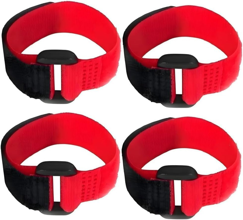 4Pcs Crow Rooster Collars, Adjustable Nylon Anti-Noise Neck Belt for Chickens and Poultry Birds, Humane Crow Collar to P