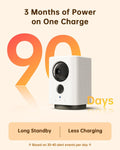SEHMUA Battery Indoor Camera Wireless, 5G/2.4G WiFi, 2K Live View, Portable