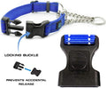 Max and Neo Stainless Steel Chain Martingale Collar - We Donate to a Dog Rescue for Every Collar Sold (Medium, Pink)