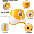 SOCO Automatic Ball Launcher for Dogs, 15 2-Inch Balls, Orange