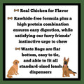 AccessiPets Dog Chews Bundles for Large Dogs, 7 Inch Rawhide Alternative Retriever Rolls Bundle with 1 Waste Bag Roll, Long-Lasting Dental Treats (Chicken, 19.4 oz)
