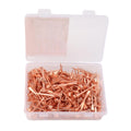 250Pcs Copper Plated Horseshoe Nails for Proof Equestrian Care with Storage Box | 45mm E3 (45mm E3)