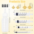 Xuanda Pet Feeding Bottle and Syringes with Nipples for Small Cat Dog Animals (Model 2)