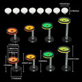 Live Coral Reef frag Rack，frag Plugs Holder for Coral，Fluorescent Acrylic Coral frag Bracket，This Set Contains 8 columna