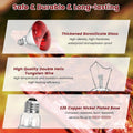 DaToo Infrared Heat Lamp Bulb for Chickens Red Heat Lamp Flood Light Heat Lamp Bulb 150 W Heating Bulbs for Brooder Coop