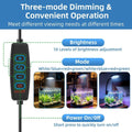 DaToo 6W Aquarium LED Light for 1-5 Gallon Betta Fish Tanks Mini USB Clip On Fish Tank Light with Full Spectrum & Dimmab