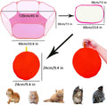 Small Animals Tent,Reptiles Cage,Breathable Transparent Pet Playpen Pop Open Outdoor/Indoor Exercise Fence,Portable Yard