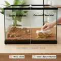 Reptile Carpet,18"×36",2 PCS Natural Coconut Fiber Liner Flooring