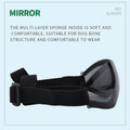 Medium Dog Sunglasses, Dog Goggles with Adjustable Strap UV Protection Winproof Snowproof Dog Puppy Sunglasses, Suitable