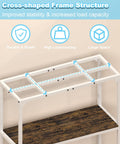 Mondazie 20-30 Gallon Fish Tank Stand, 30" L x 12" W x 32.2" H, White