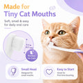 VVHOMIFE Cat Toothbrush for Daily Teeth Cleaning & Oral Care – Soft Bristle Dental Brush with Compact Head, Gentle for Cats & Kittens, Easy Daily Brushing Tool, Loved by Vets and Fur Babies
