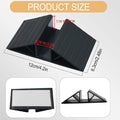 Dog Gate Support Feet, 4 Pack Black Plastic Triangle Stabilizers