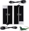 KABASI 2PCS Reptile Heating Mat with Temperature Control, 7W