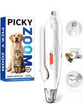 2-in-1 Dog & Cat Nail Clippers and Grinder with Light – Upgraded Safety Guard to Avoid Overcutting, Sharp Blade, Painless Quiet Pet Nail Claw Trimmers, Professional Grooming Tool for Large Small Pets