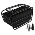 Aymzbd Bike Rear Basket Dog Carrier Heavy Duty Bicycle Cargo Rack Bicycle Storage Basket for Outdoor, Travel Hiking, Shopping Dogs