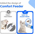 Neobay Cat Inhaler Spacer with Unique Panic Soother & Sensitive Breath Indicator – Designed for Cats with Asthma & Respiratory Issues, Includes 2 Cat Inhaler Masks Blue 2 Packs