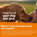 Zesty Paws Scoot Away Soft Chews - Healthy Bowel Function with Bromelain, Vita Fiber for Dogs, & Dandelion Root for Dog Digestive Support and Gut Health - 90 Soft Chews
