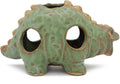 ALEGI Aquarium Ceramic Decorations Hideout, Cut Ceramic Dinosaurs Cave Rock