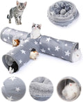 JanYoo Bunny Tunnel Rabbit Hideout Cat Toys for Rabbits Accessories 3 Ways
