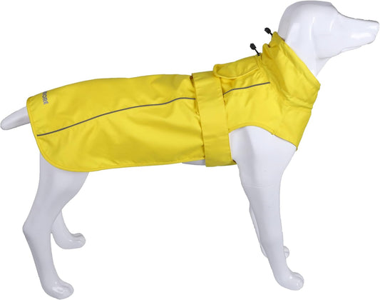 Adjustable Waterproof Dog Raincoat for Dogs,Lightweight Pet Rain Jacket Puppy Clothes with Reflective Strip for Small Me