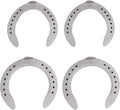 Zerodis 4Pcs Aluminum Alloy Horseshoe Kit for Horse Riding, Lightweight Farrier Supplies for Hoof Protection and Sports 