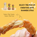 ASMPET Dog Treats Chews, Chicken Wrapped Rawhide Sticks Dog Snacks for Training Rewards (20 pcs 10.6 oz)
