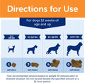 ThunderBites Dog Calming Chews, Thiamine, L-Tryptophan, Melatonin and Ginger, Can Help Relieve Stress from Separation, Storms, Fireworks & Travel (60 Count), Formerly ThunderWunders