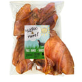 BULLYSTICKS & MORE Pig Ears for Dogs - Large Whole Ears (16 Count) - Dehydrated Pork Ear Dog Chews - No Hide - Animal Ear Bones for Dogs - Long Lasting Dog Chews