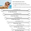 Slip Dog Chain Collars, Stainless Steel Training Dog Collars for Large Dogs