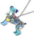 BONSNY Signature DOG collection Love Pets“SILVER”Statement SCHNAUZER Necklace Dog Animal Pendant