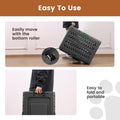 28" L Travel Dog Crate -Collapsible Dog Crate for Medium/Small Dogs, No Tools Required with Space Saving Design,Portable