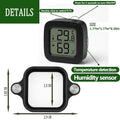 Reptile Temperature and Humidity Monitor Thermometer and Humidity Gauge with Magnetic Mount Digital Hygrometer for Repti