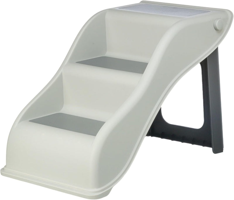 TRIXIE Lightweight 3-Step Pet Stairs, Gray