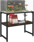 Mondazie 10-20 Gallon Fish Tank Stand, 24" L x 12" W x 20.5" H, Black