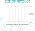 Regalo Safety 24"-40.5" Extra Wide Baby Gate for Top of Stairs & Dooways
