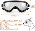 Dog Goggles for Small Breed Pet Sunglasses Eye Protection Anti-UV Doggy Driving Goggles Dog Shades for Bright Light/Wind