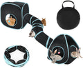 BWOGUE Bunny Tunnels & Tubes, 3-in-1 Collapsible Rabbit Hideout Toy Set