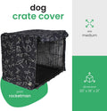 Molly Mutt Rocketman Dog Crate Cover, 100% Cotton Canvas Cover with 2 Roll-Up Panels, Ideal for Dog or Cat Crate, Durable, Washable, and Free of Harmful Chemicals, 30" x 19" x 21"