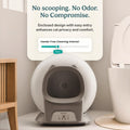 Petcove PurrTek Automatic Litter Box Self Cleaning 5GHz Wi-Fi, Odor Control